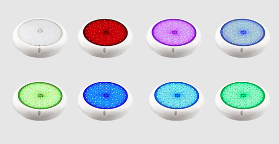 সারফেস মাউন্ট করা RGB মাল্টি-কালার পরিবর্তনকারী LED পুল লাইট