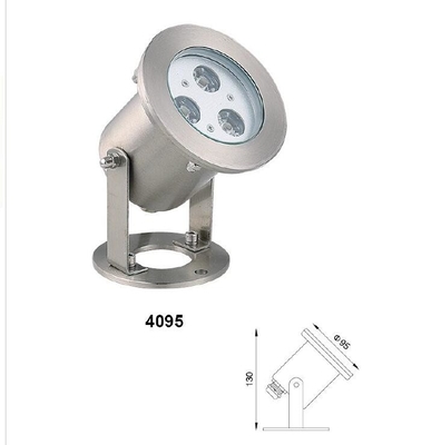 RGB 3 ইন 1 LED আন্ডারওয়াটার লাইট 12V অ্যান্টি ক্ষয় ব্যবহারিক