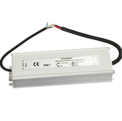 পরিশোধিত 200W জলরোধী LED পাওয়ার সাপ্লাই ড্রাইভার বহুমুখী