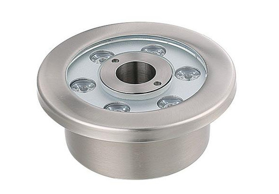 স্টেইনলেস স্টীল DC24V LED ফাউন্টেন হাল্কা IP68 জলরোধী রঙ পরিবর্তন
